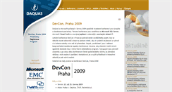 Desktop Screenshot of devcon.daquas.cz